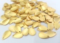10 Gold Charms Drop Charms , Gold Plated Brass 10 Pcs (13x9 mm) G13722
