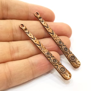 Copper Charms Antique Copper Plated Charms (60x7mm)  G18446