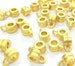 10 Gold Tube Findings Gold Plated (6 mm)    G4691 