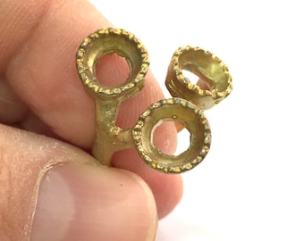 Anillo ajustable de latón crudo (pieza en bruto de 8 mm) G3282