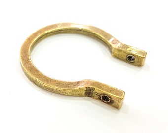 2 Antique Bronze Connector (40x36mm) G15746