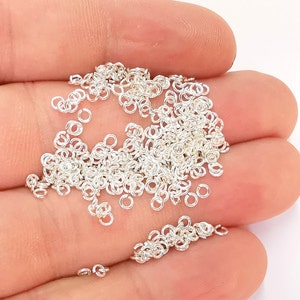 50 Sterling Silver Jumpring (2,5mm - 24 Gauge) Solid Silver Jumpring 925 Silver Findings G30411