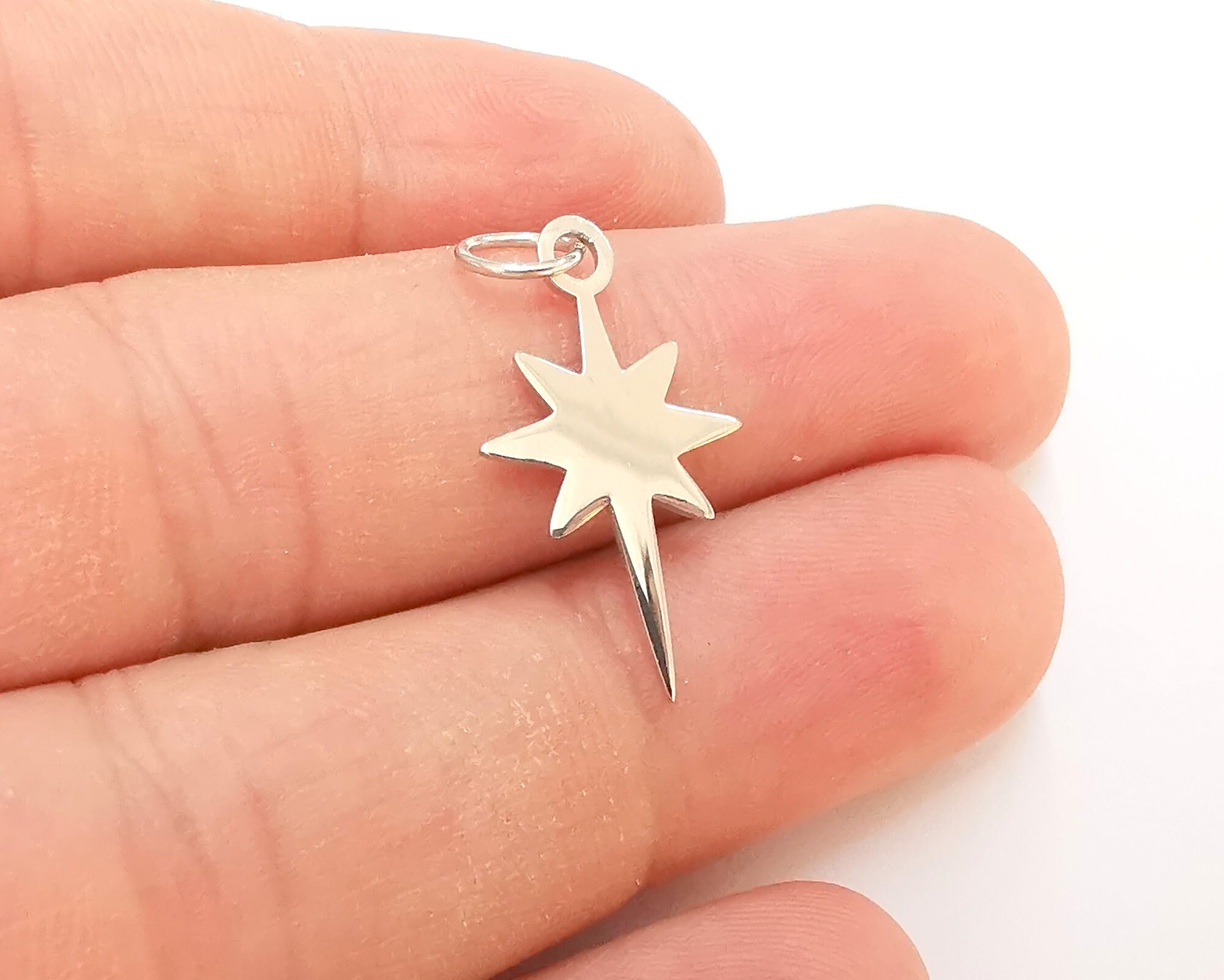 Sterling Silver Star Charms 925 Silver Pendant Charms Etsy Sterling Silver Star Charms 925 Silver Pendant Charms Etsy