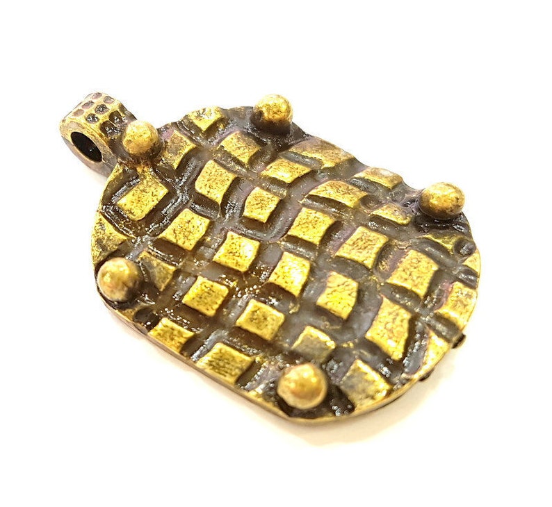 2 Antique Bronze Pendant Antique Bronze Medallion Pendant Etsy