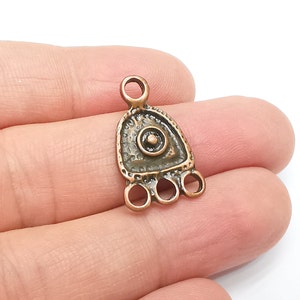 Copper Plated Charms Connector Antique Copper Plated (25x15mm) G29296