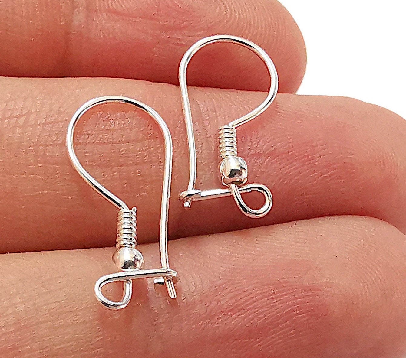 Earring Hooks Findings Ear Hook Earrings Clasps Earring Wire - Temu