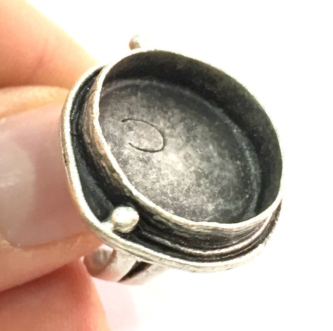 Wrap Silber Ring Leere Basis Einfassung Einstellungen Cabochon