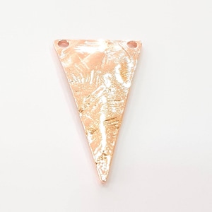 Rose Gold Triangle Pendant Rose Gold Plated Pendant (42x23 mm) G8397
