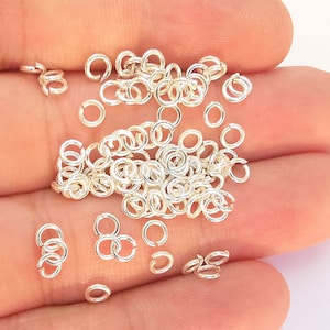Sterling Silver Jumpring (4.5mm) Strong Jumpring (Thickness 0.8mm - 20 Gauge) 925 Silver Findings G30002