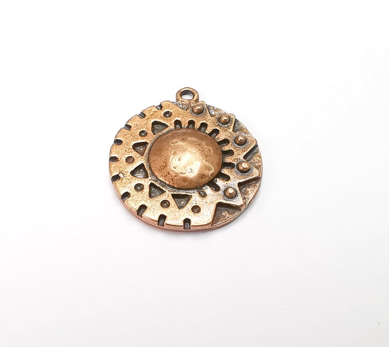 Unique Copper Unique Copper Charms, Antique Copper Plated (30x26mm) G29138 - Etsy