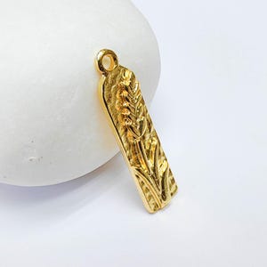 Lavendelberlock, Vetehänge, Naturarmbandsörhänge, 24k Pläterad G37614