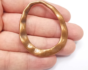 Oval Findings Antique Copper Plated Findings (53x46mm)  G29207