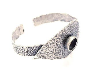 Silver Bracelet Blanks  Cuff Blanks Adjustable Hammered Bracelet Blank Antique Silver Plated Brass ( 10mm Blanks ) G9154