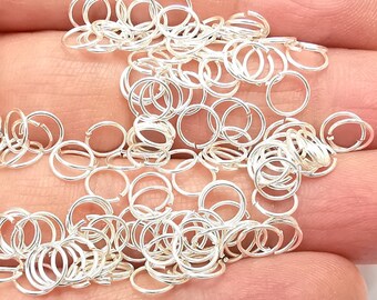 Solid Sterling Silver Jumpring (6mm) (Thickness 0.6mm - 22 Gauge) 925 Silver Jumpring Findings G30088