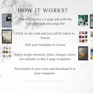 Plantilla de portafolio de arte: Presentación en CANVA, Catálogo de Bellas Artes (23 páginas) imagen 8