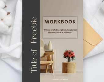 Canva Workbook Template: 16 Page Ebook, Course Creator (Digital Download)
