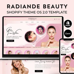 Radiance Beauty Shopify Theme: Skincare & Makeup Store Design