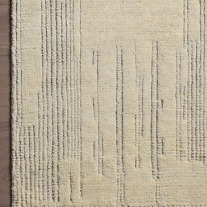 9x12 Bohemian Boho Moroccan rug, Ivory Grey Striped Pattern rug, hand knotted bedroom rugs, living room area rug, vintage home decor rugs