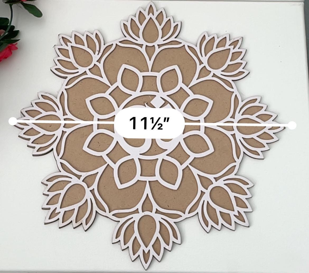 Mdf Rangoli Cd R File 11” Heavy Duty High Quality Mdf Rangoli Template - Etsy