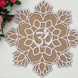 11” heavy duty high quality mdf Rangoli template