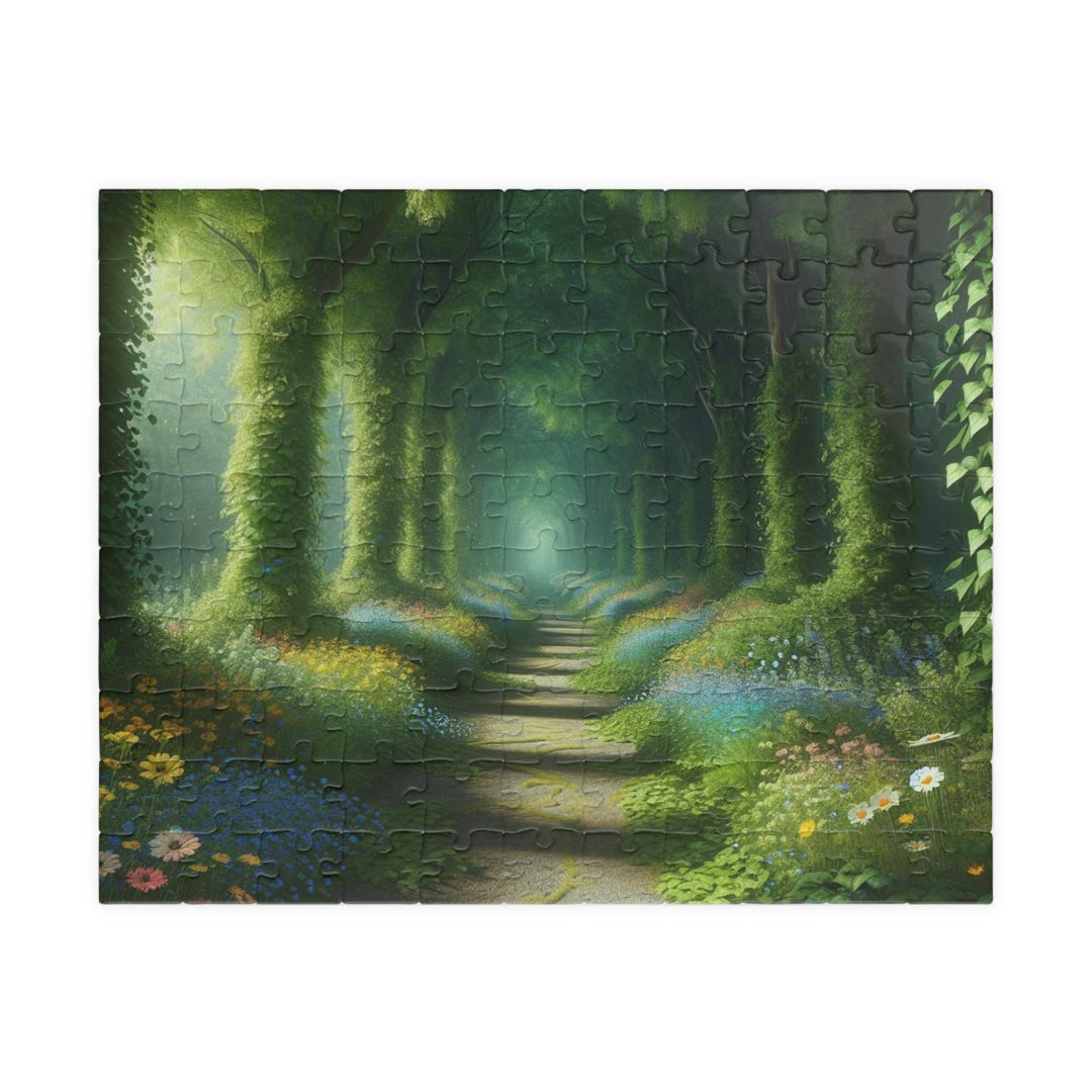 Overgrown Garden Path Puzzle | Family Activity | Relaxing Nature-themed ...