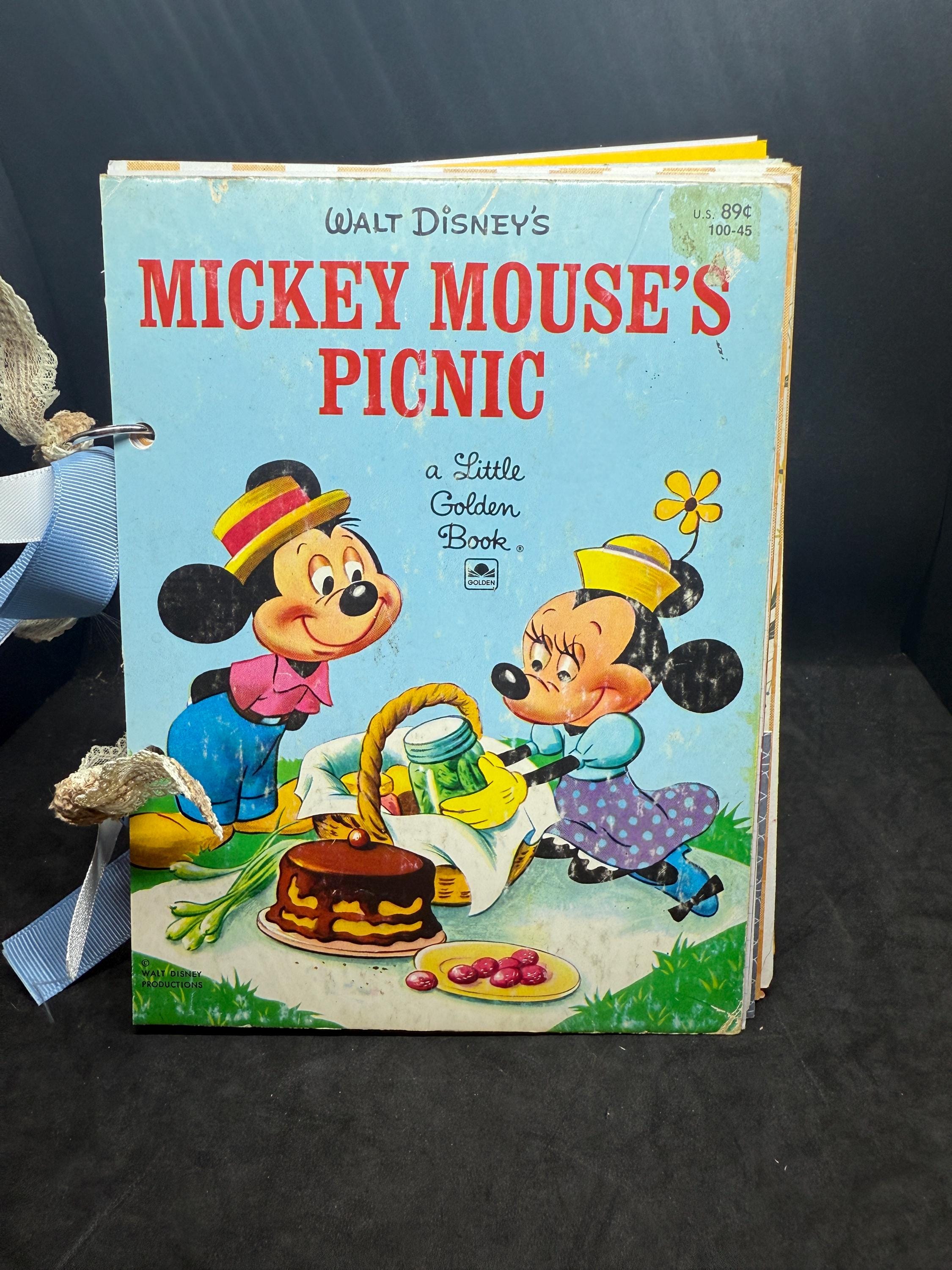 Mickey Junk Journal - Etsy