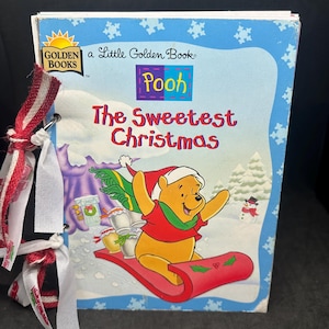Little Golden Book The Sweetest Christmas Junk Journal Book