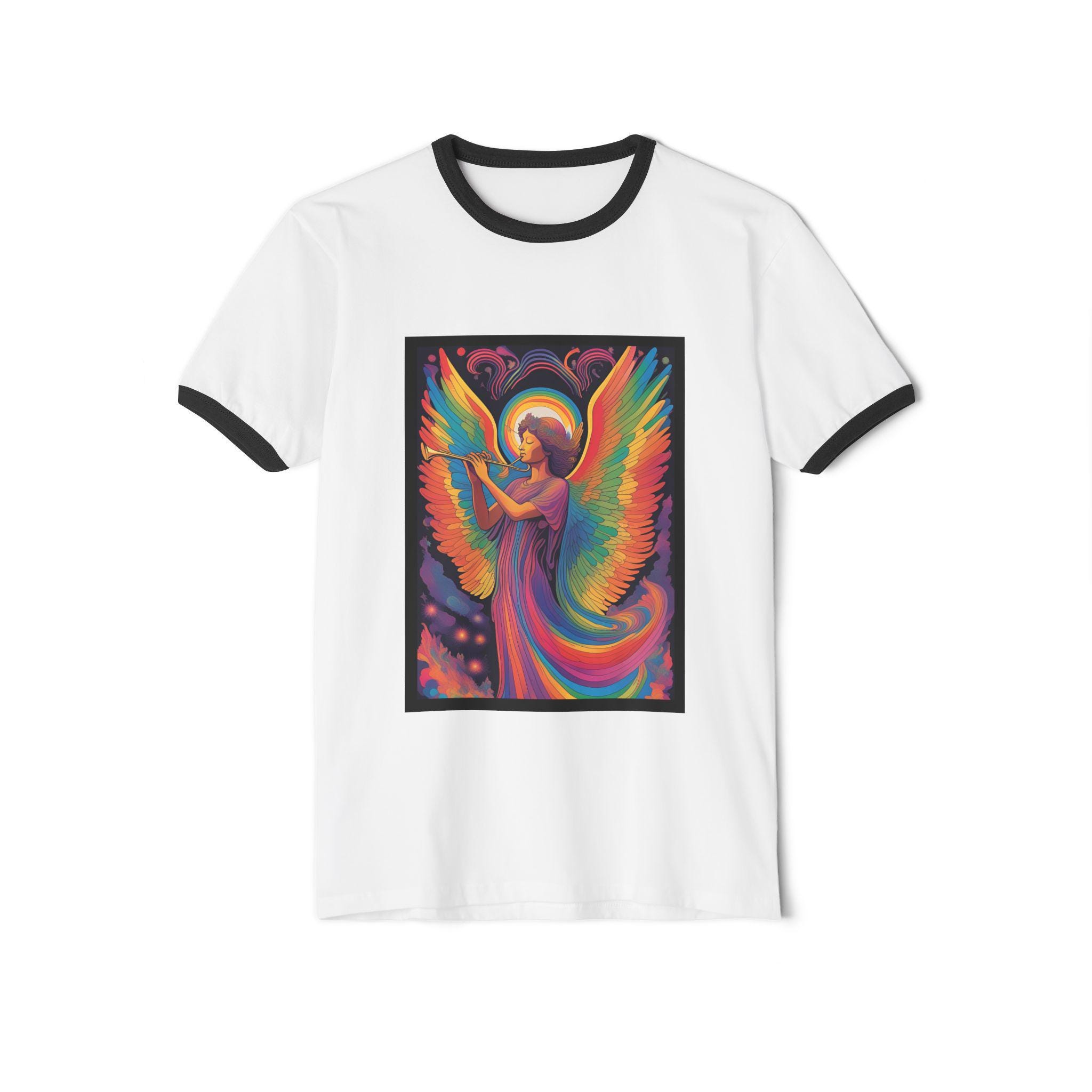 Angel Ringer Shirt - Etsy