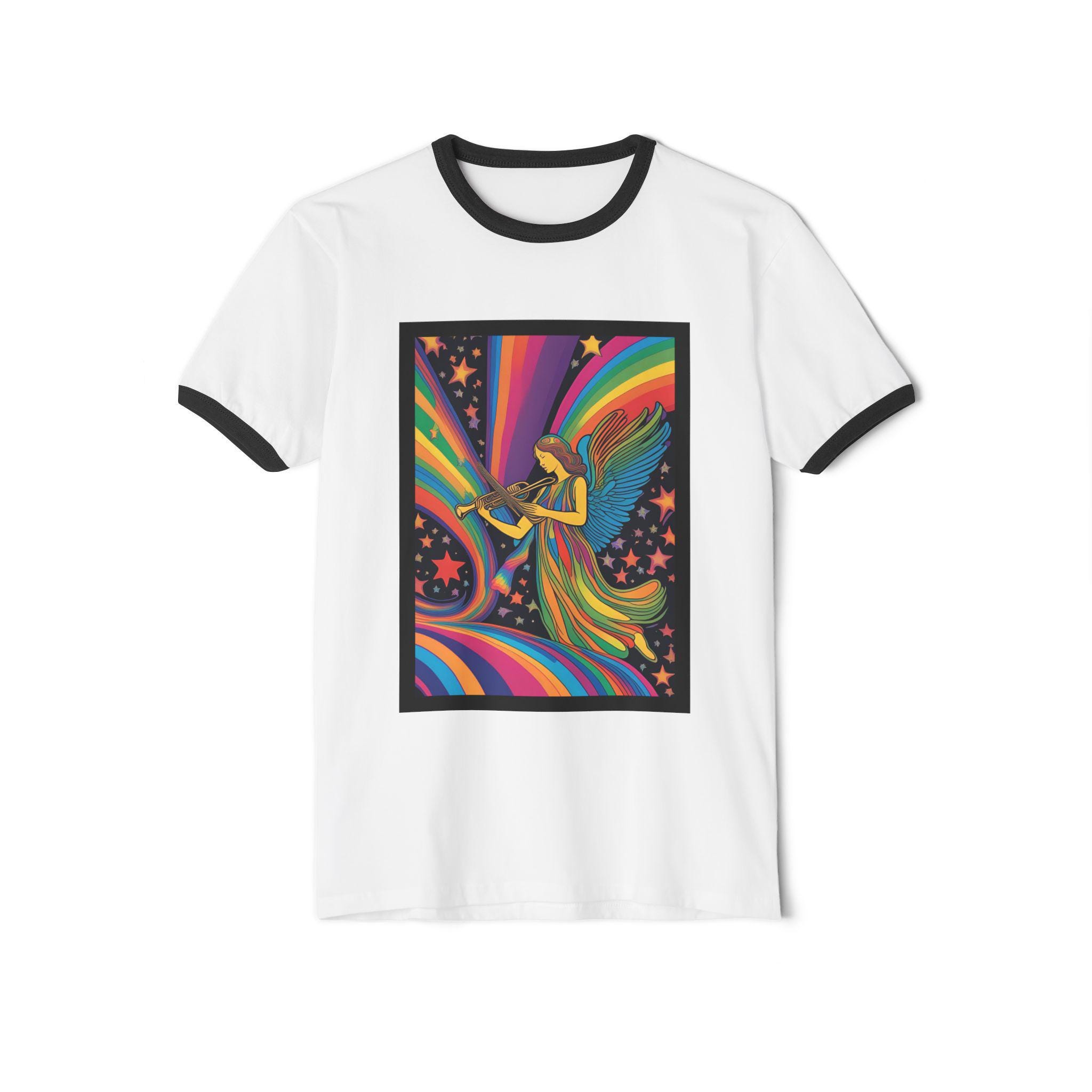 Angel Ringer Shirt - Etsy