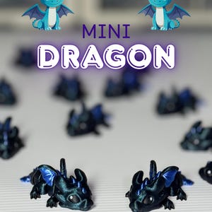 Mini Baby Dragon 3D Printed Articulated Fidget Toy