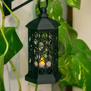 Lantern Tea Light Holder, Classic Modern home Shelf Decor - Vintage Charm Meets Modern Elegance