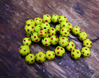 Blood Red on Lime Green Skunks