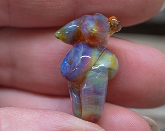 Large Glass Goddess Bead