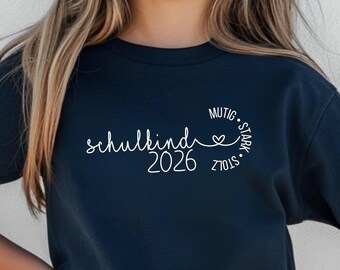 Schulkind Shirt 2026 | Einschulung Geschenke | Schulanfang T-Shirt | Schulkinder 2026 | Kinder Geschenk Vorschule | Erster Schultag Shirt