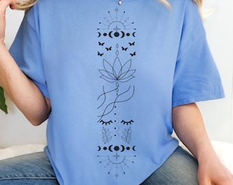 T-shirt Namaste | Chemise de yoga en Baumwolle | chemise spirituelles | Mode Achtsamkeit & Spiritualität | Yogakleidung | Yoga Geschenk | Pilates