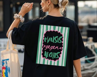 Camisa de declaración / Camisa de demostración / Camisa de protesta / Demokratie / No Kings / Sudadera unisex / FCKAFD / FCKNZS / Gegen Rechts / Código QR