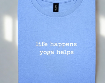 T-shirt Namaste | Chemise de yoga en Baumwolle | chemise spirituelles | Mode Achtsamkeit & Spiritualität | Yogakleidung | Yoga Geschenk | Pilates