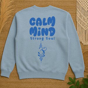 Namaste Sweatshirt | Yoga Pullover | Gildan 18000 | Achtsamkeit  Spiritualität Mode | Yoga Kleidung | Yoga Geschenk | Mental Health Awarness