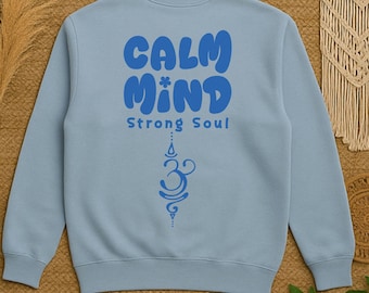 Sweat-shirt Namaste | Pull de yoga | Gildan 18000 | Mode Achtsamkeit Spiritualität | Kleidung de yoga | Yoga Geschenk | Sensibilisation à la santé mentale