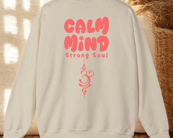 Sweat-shirt Namaste | Pull de yoga | Gildan 18000 | Mode Achtsamkeit Spiritualität | Kleidung de yoga | Yoga Geschenk | Sensibilisation à la santé mentale