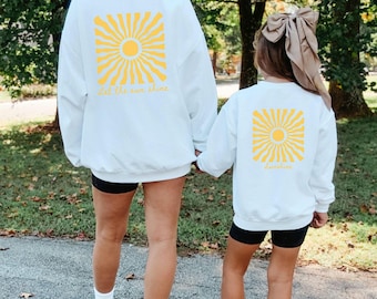 Mommy and me outfits, Matching family sweatshirts, Mama and Mini shirts, Mother and Daughter outfit, Baby Shower gift, mama and me tee