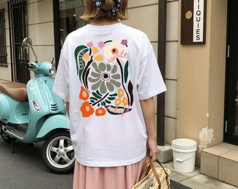 chemise tendance | Chemise de démonstration | Chemise de protestation | Démocratie | Pas de rois | Sweat-shirt unisexe | FCKAFD | FCKNZS | Gegen Rechts | Code QR