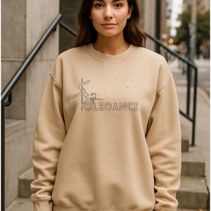 Poledance Shirt für Frauen | Gildan 18000 | Pole Dance Shirt | Luft-Fitness-Top | Lustiges Geschenk für Pole Dancer | Stange Tanzen Liebhaber