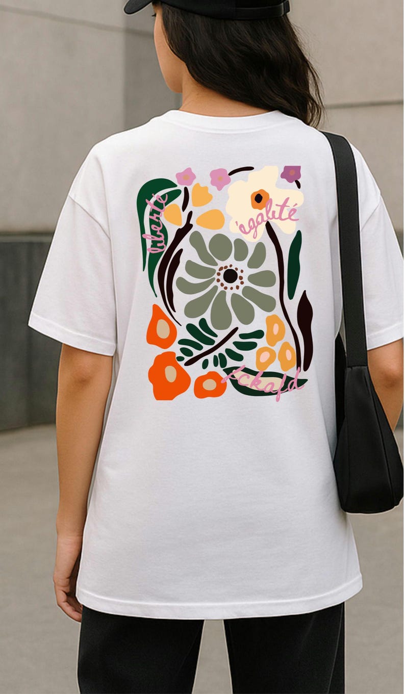 Camisa de declaración / Camisa de demostración / Camisa de protesta / Demokratie / No Kings / Sudadera unisex / FCKAFD / FCKNZS / Gegen Rechts / Código QR imagen 4