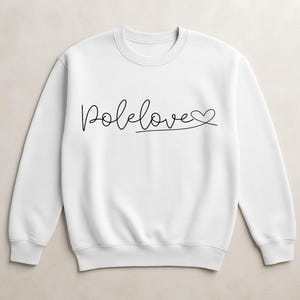 Poledance Shirt für Frauen | Gildan 18000 | Pole Dance Shirt | Luft-Fitness-Top | Lustiges Geschenk für Pole Dancer | Stange Tanzen Liebhaber