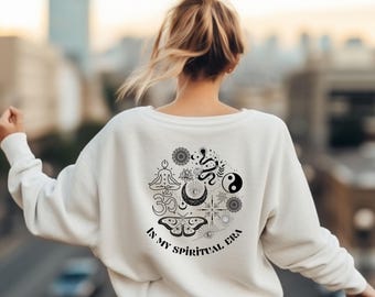 Sweat-shirt Namaste | Pull de yoga | Gildan 18000 | Mode Achtsamkeit Spiritualität | Kleidung de yoga | Yoga Geschenk | Räuchern Salbei