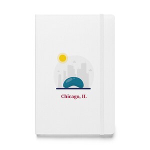 Chicago Journal City Journal Kreatives Design Hardcover Notizbuch Einzigartiges Geschenk für Reisende & Schriftsteller
