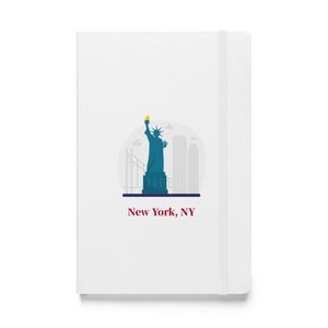 New York Journal City Journal Carnet à couverture rigide au design créatif Cadeau unique pour les voyageurs et les écrivains