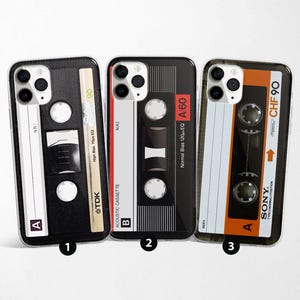 Vintage Retro Cassette Player phone case fit for iPhone 16 Pro, 15, 14, 13, Samsung S25 Ultra, S24, S23, A55, A15, Google Pixel 9 Pro, 7, 8