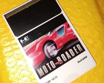 Moto Roader Turbo Duo PC Engine GT LT Coregrafx TurboGrafx HuCard Usa Seller